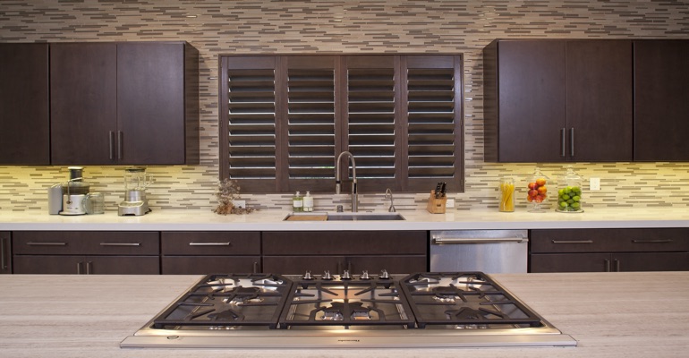 Atlanta wood shutter kitchen